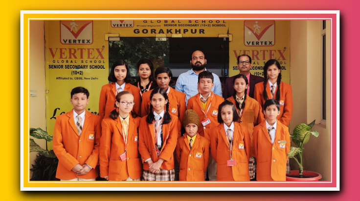 इंटरनेशनल इंग्लिश ओलंपियाड में वर्टेक्स ग्लोबल स्कूल के बच्चो का दबदबा