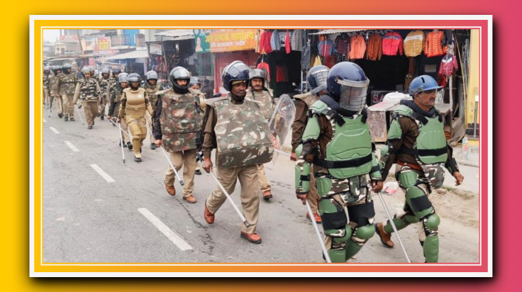 उच्चाधिकारियों के निर्देश पर पुलिस ने किया बलवा व दंगा नियंत्रण का पूर्वाभ्यास