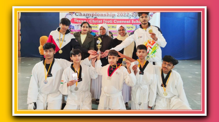 ओपन जिला स्तरीय चैंपियोशिप प्रयागराज में वाराणसी के उत्कर्ष ,तनिश ,वैभव,युवराज ने जीता स्वर्ण पदक