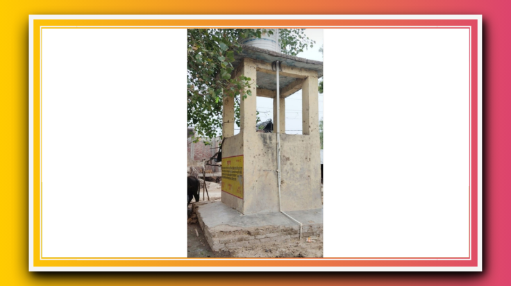 कानपुर -: बाजार में लगा वाटर टैंक पड़ा बंद