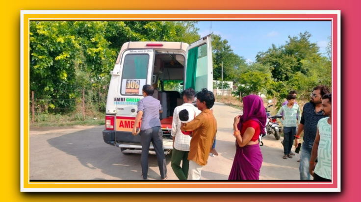 कानपुर -: मोटर साइकिल की टक्कर से मासूम घायल