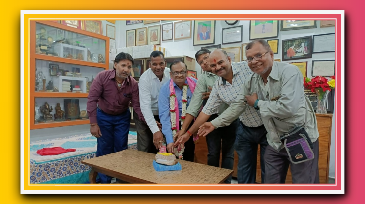 काशीरत्न डा ओ पी शर्मा का 75 वां जन्मदिवस आई ए जे मनाया