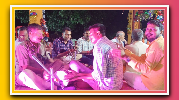 खोड़ारे थाना परिसर में कृष्ण जन्माष्टमी का त्यौहार बड़े ही धूमधाम से मनाया गया।