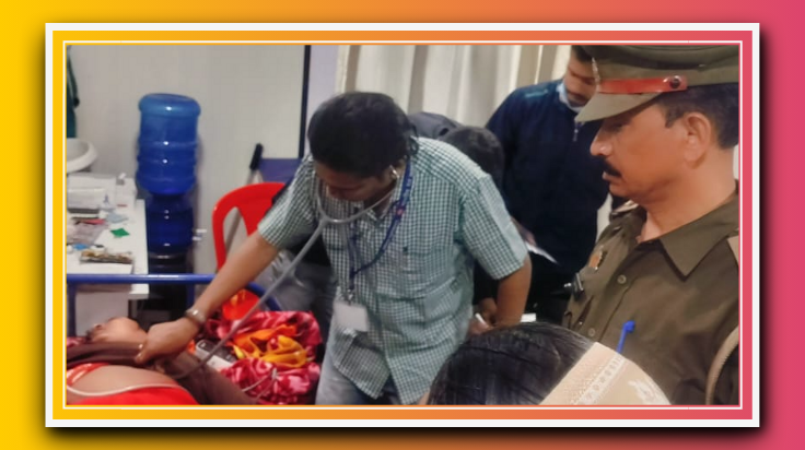 वाराणसी जंक्शन पर महिला को आया हार्ट अटैक, GRP इंचार्ज ने दिया CPR और बचाई जान