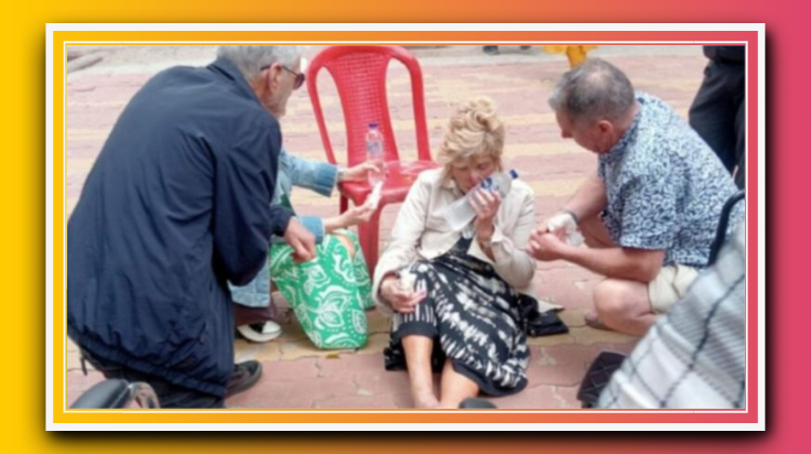 फतेहपुर सीकरी में विदेशी पर्यटक हादसे का शिकार: नीदरलैंड की महिला पर्यटक को पार्किंग में लगी चोट, स्मारक प्रशासन नदारद